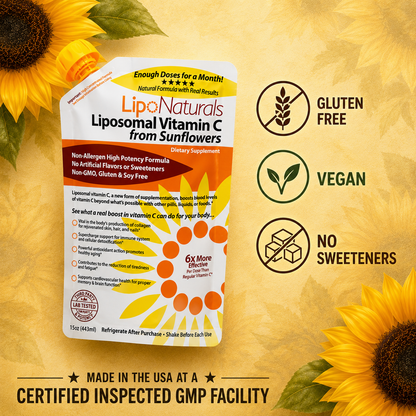 Lipo Naturals Liposomal Vitamin C from Sunflowers 15oz / 30 Daily Doses