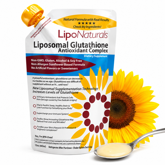 Lipo Naturals Liposomal Glutathione Antioxidant Complex 15oz / 30 Doses