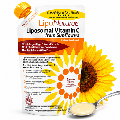 Lipo Naturals Liposomal Vitamin C from Sunflowers 15oz / 30 Daily Doses