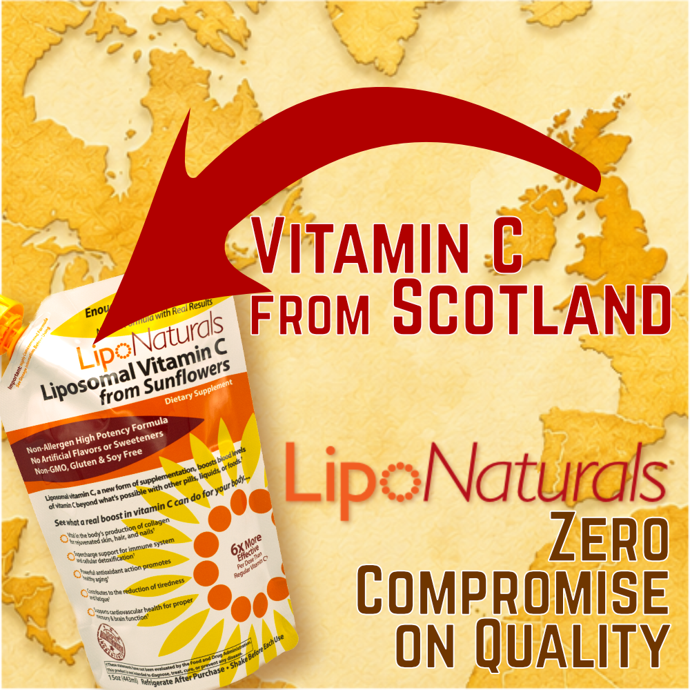 Lipo Naturals Liposomal Vitamin C from Sunflowers 15oz / 30 Daily Doses