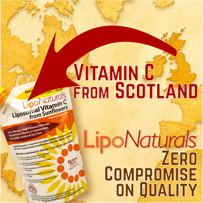 Lipo Naturals Liposomal Vitamin C from Sunflowers 15oz / 30 Daily Doses