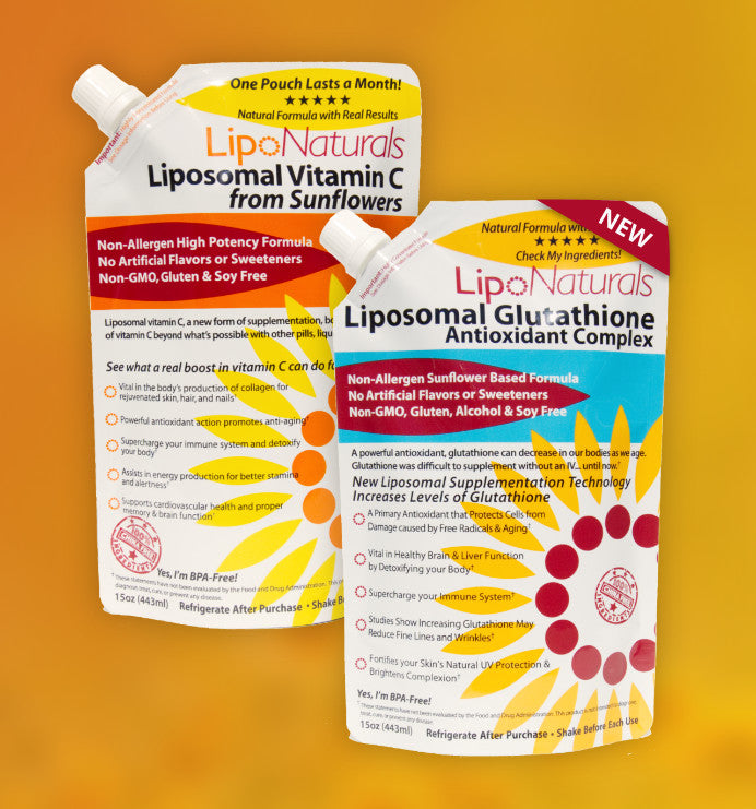 Liposomal Vitamin C and Liposomal Glutathione by Lipo Naturals