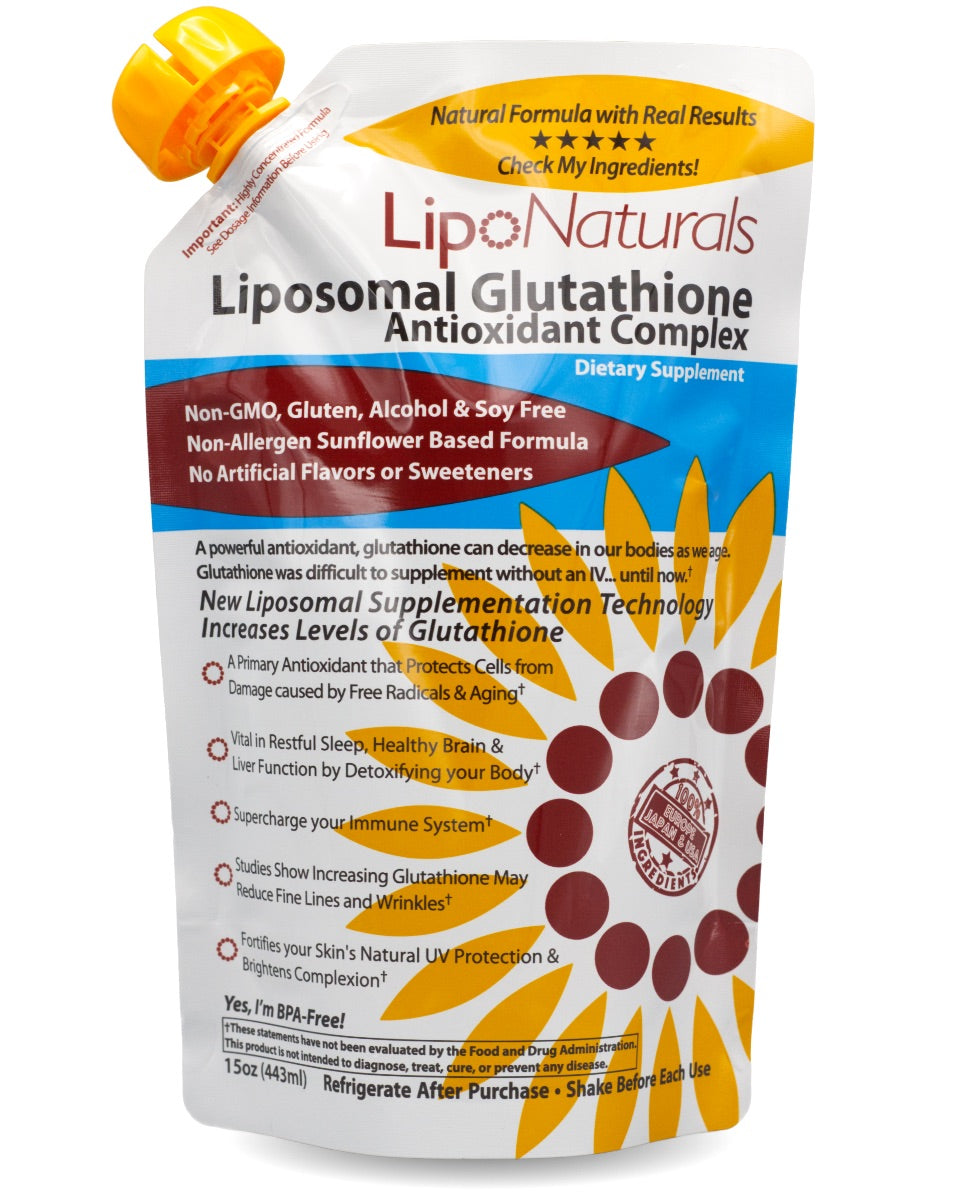 Lipo Naturals Liposomal Glutathione Antioxidant Complex 15oz / 30 Doses